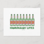 FUNNY CHANUKAH HANUKKAH LITES GIFTS FEESTDAGENKAART<br><div class="desc">GEEF DEZE HANUKKAH LITES GIFTS AAN UW FAVORIETE DRINKERS DIE JEWISH HUMOR AANWIJZEN.</div>