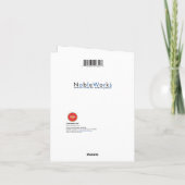 Funny Chanukah Wenskaart - Menorah Kaarsen Kaart (Achterkant)