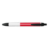 Funny Chaos Coordinator Teacher Red Apple Zwarte Inkt Pen (Achterkant)