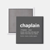 Funny Chaplain Definition New Job Gift For Chaplai Magneet (Voorkant / Achterkant)