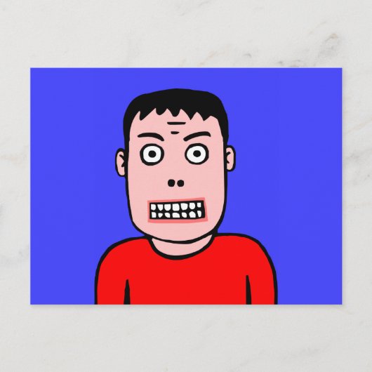 Funny Character Briefkaart (Voorkant)