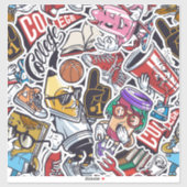 Funny Character FUN CARTOON COMIC Sticker (Vel)