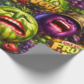 Funny character wrapping paper cadeaupapier (Hoek)