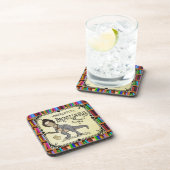 Funny Charlotte Bronte Saurus Dinosaur Book Reader Bier Onderzetter (Rechterzijde)