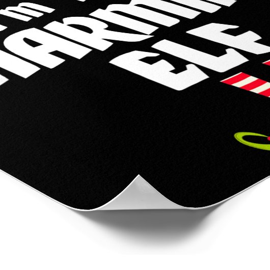 Funny Charming Elf Matching Family Group Pj Christ Poster (Hoek)