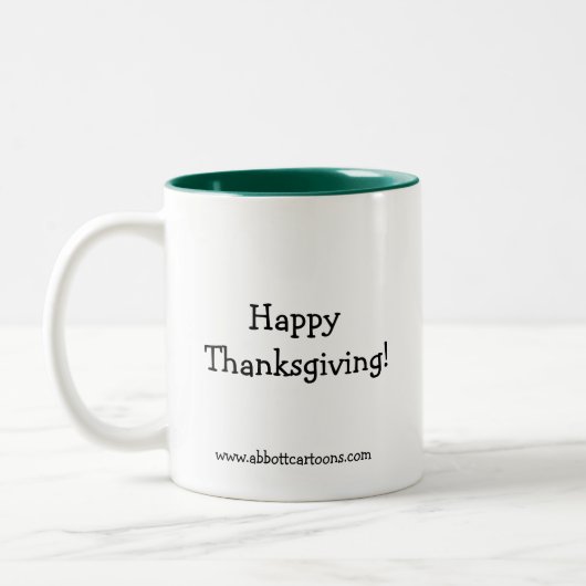 Funny Cheap Wine Thanksgiving Mok (Links)