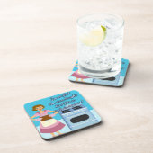 Funny Cheatin Brownies Slogan Onderzetter (Rechterzijde)