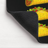 Funny Check Out My 6 Pack Taco Gym Fitness Mexican Muismat (Hoek)