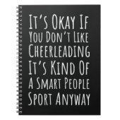 Funny Cheer Gift For Team Cheerleading Cheerleader Notitieboek (Voorkant)