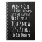 Funny Cheer Gifts For Cheerleaders Girl For Her Notitieboek (Voorkant)