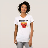 Funny Cheer Up French Fry T-shirt (Voorkant volledig)