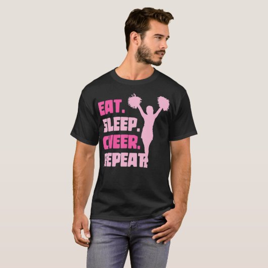 Funny Cheerlead Cheer Practice Cheer Team Cheer T-shirt (Voorkant volledig)