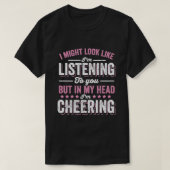 Funny Cheerlead Gezegde Cheer Practice Cheer Gir T-shirt (Design voorkant)