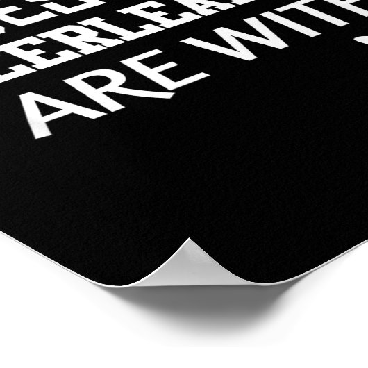 Funny Cheerleader Brother Sorry Dudes Gift Son Kid Poster (Hoek)