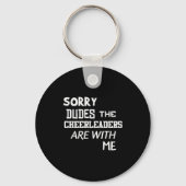 Funny Cheerleader Brother Sorry Dudes Gift Son Kid Sleutelhanger (Voorkant)