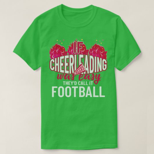 Funny Cheerleader Cheerleader T-shirt (Design voorkant)