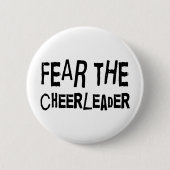 Funny Cheerleader Ronde Button 5,7 Cm (Voorkant)