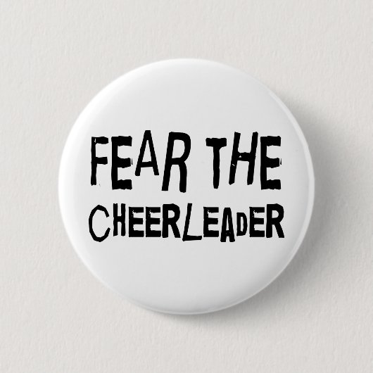 Funny Cheerleader Ronde Button 5,7 Cm (Voorkant)