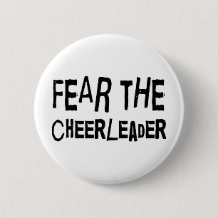 Funny Cheerleader Ronde Button 5,7 Cm