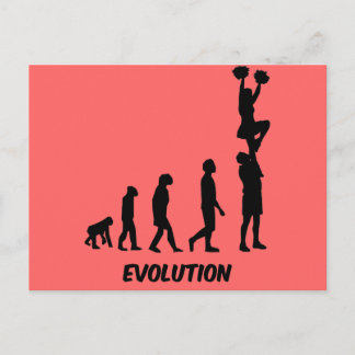 Funny cheerleading briefkaart