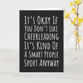 Funny Cheerleading Cards Cheerleader Team Cheer Kaart (Gele Bloem)