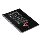 Funny Cheerleading Gifts Sports Cheerleader Cheer Notitieboek (Rechterzijde)
