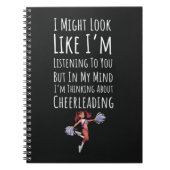 Funny Cheerleading Gifts Sports Cheerleader Cheer Notitieboek (Voorkant)