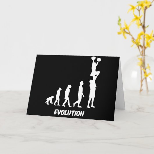 Funny cheerleading kaart (Gele Bloem)