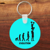Funny cheerleading sleutelhanger (Voorkant)
