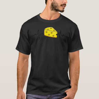 Funny Cheese Art voor mannen Kinder kaasmakerijen T-shirt