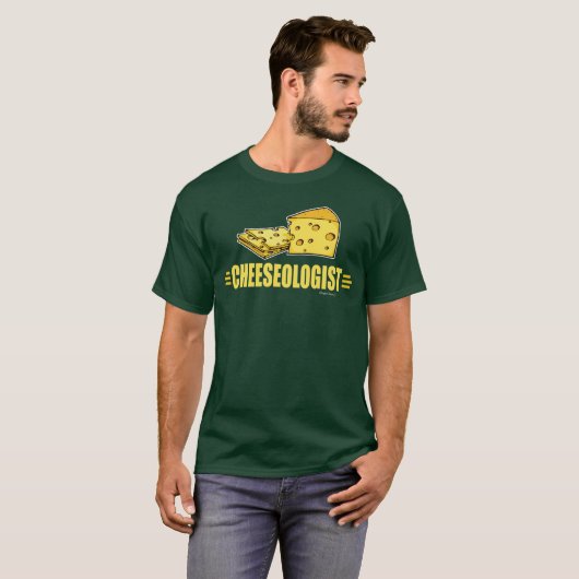 Funny Cheese CHEESEOLOGIST T-shirt (Voorkant volledig)