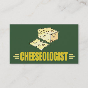Funny Cheese CHEESEOLOGIST Wisconsin Visitekaartje