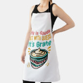 Funny Cheese Gouda Queso Food Pun  Schort (Insitu)