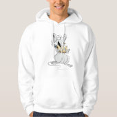  Funny Cheese Lover Mouse Cartoon  Hoodie (Voorkant)