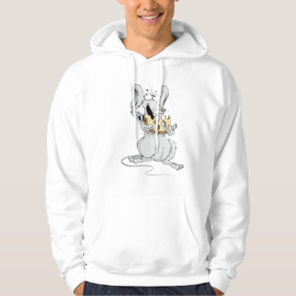 Funny Cheese Lover Mouse Cartoon Hoodie