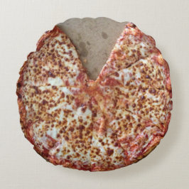Funny Cheese Pizza Rond Kussen
