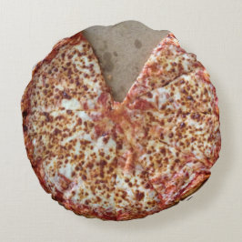 Funny Cheese Pizza Rond Kussen