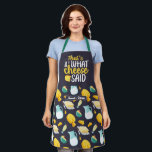 Funny Cheese Pun Cute Retro Dairy Product Patroon Schort<br><div class="desc">Grappig en cool geschreeuw om het koken leuker te maken. Gepersonaliseerd geschenk voor familie en vrienden die graag koken, bakken en een nieuw recept proberen in de keuken. Pas de formulering aan zodat deze bij uw gelegenheid past. U kunt het Hulpmiddel van het Ontwerp gebruiken om het doopvonttype, de doopvontkleur...</div>