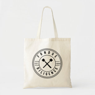 Funny Cheese Pun - Fondue Diligence Tote Bag