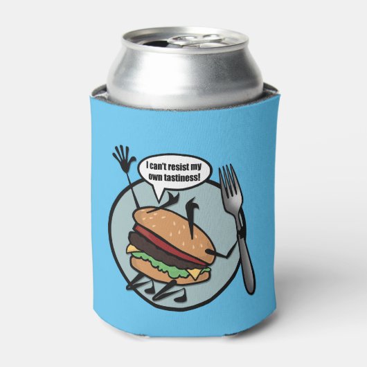 FUNNY CHEESEBURGER KOELBOX BLIKJESKOELER (Blikje Voorkant)
