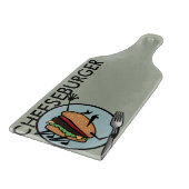 FUNNY CHEESEBURGER PADDLE CUTLE BOARD SNIJPLANK (Hoek)