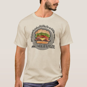 Funny Cheeseburger Tee Shirt