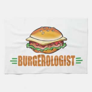 Funny Cheeseburger Theedoek