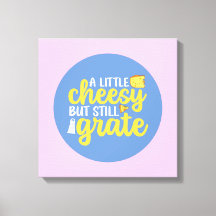 Funny Cheesy, Grate Pastel Color Wall Art