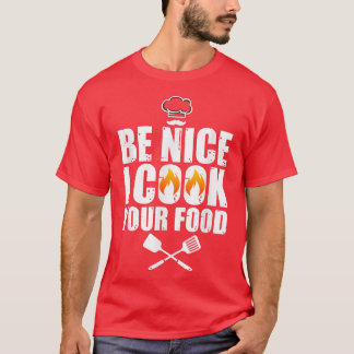 Funny Chef Art For Men Women Restaurant Cooking Fo T-shirt