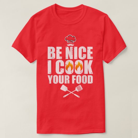 Funny Chef Art For Men Women Restaurant Cooking Fo T-shirt (Design voorkant)
