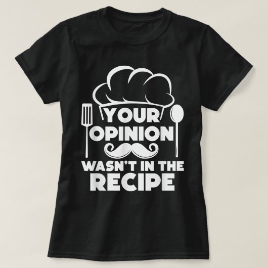 Funny Chef Art Mannen Vrouwen koken gebak koken ko T-shirt (Design voorkant)