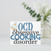 Funny Chef Briefkaart (Staand voorkant)