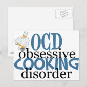 Funny Chef Briefkaart (Voorkant / Achterkant)