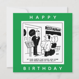 Funny Chef Cartoon - Is de Chef zeer beroemd? Kaart